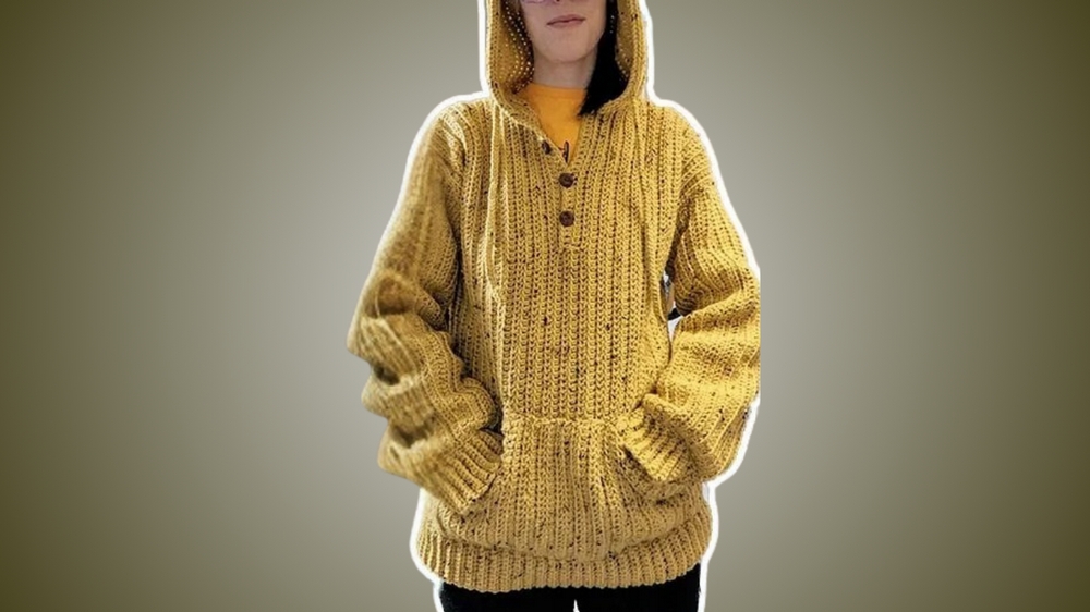 How to Crochet Modish Cozy Hoodie for Chilly Days 1