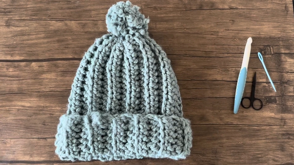 How to Crochet Thick Winter Hat To Stay Cozy & Chic 1
