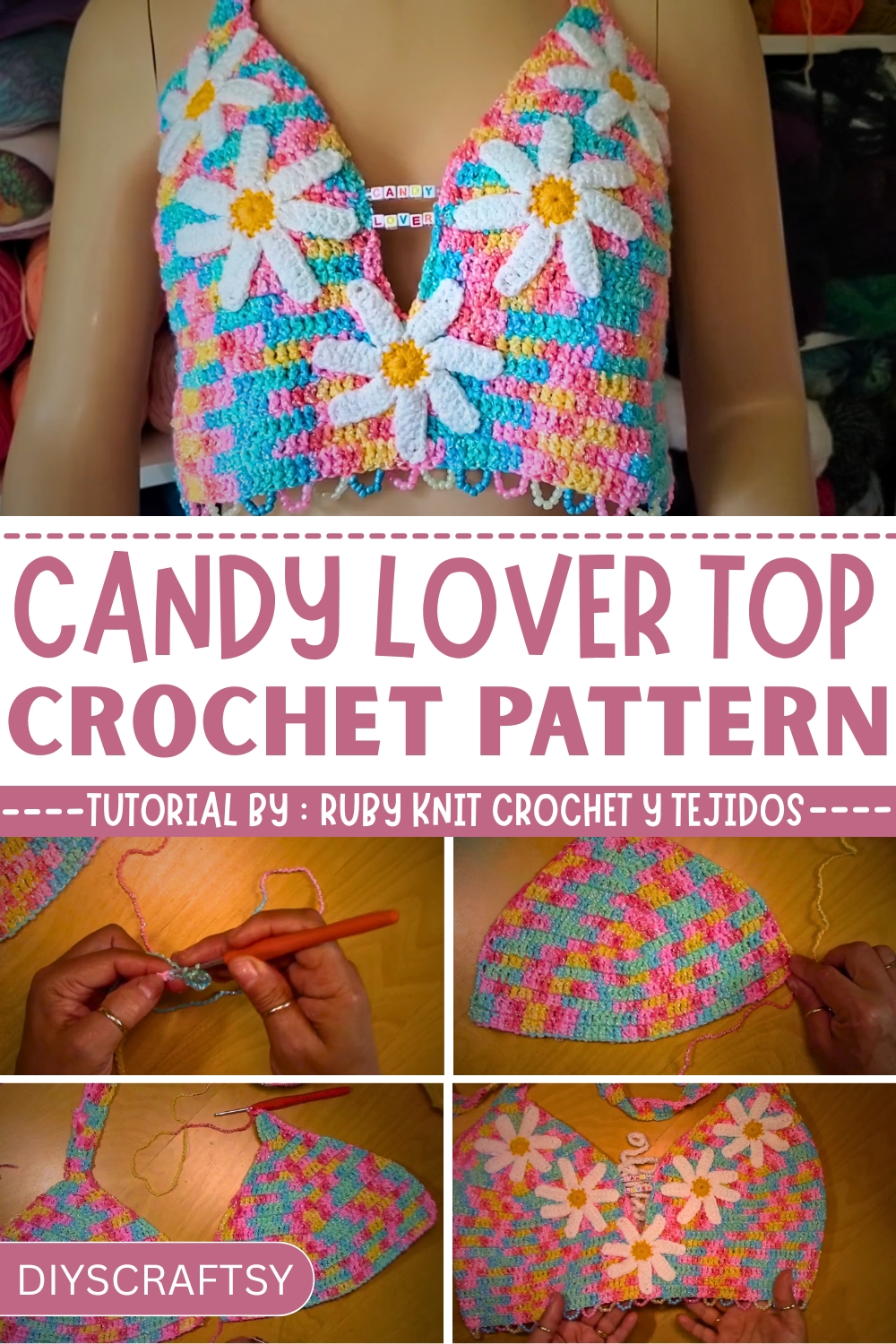 How to Style Your Free Crochet Candy Lover Top Pattern