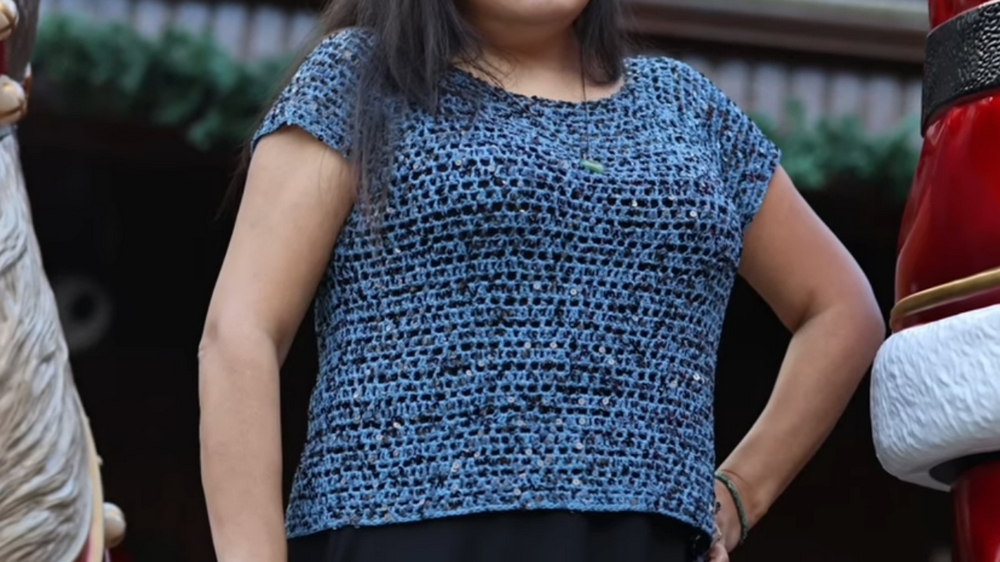 Learn How to Crochet Shiny Top 1