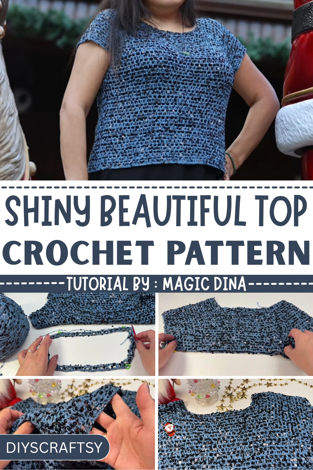 Learn How to Crochet Shiny Top
