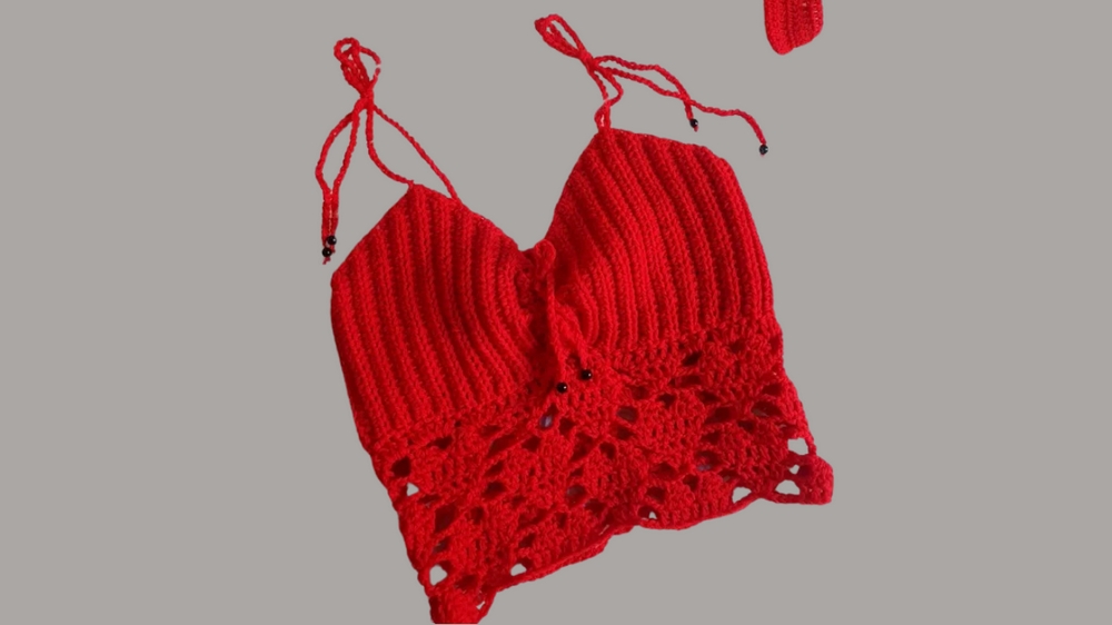 Make Your Own Crochet Summer Heart Top Pattern 1