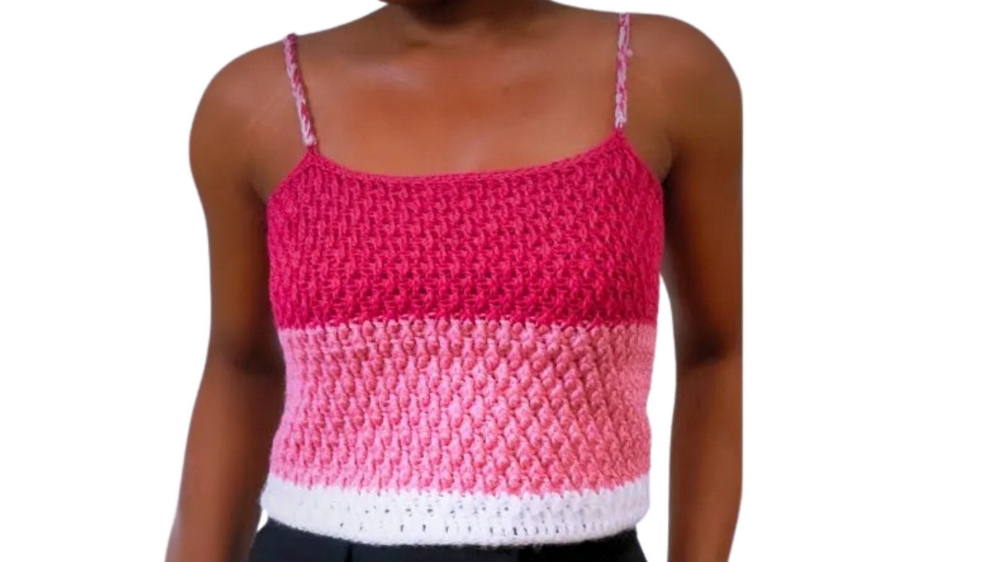 Modern Twist on Crochet Alpine Stitch Tops 1