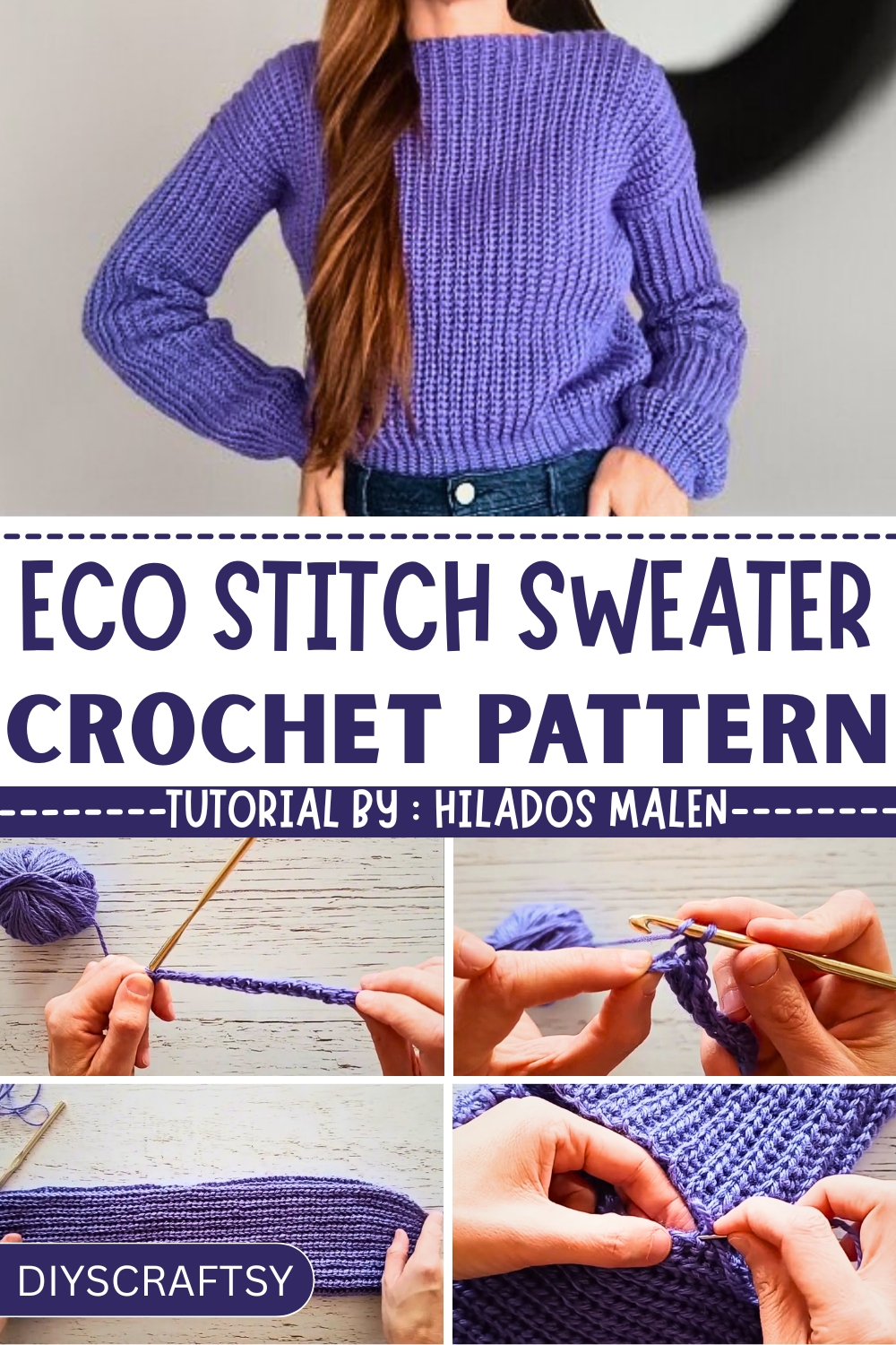 Must Try How to Crochet Eco Stitch Sweater