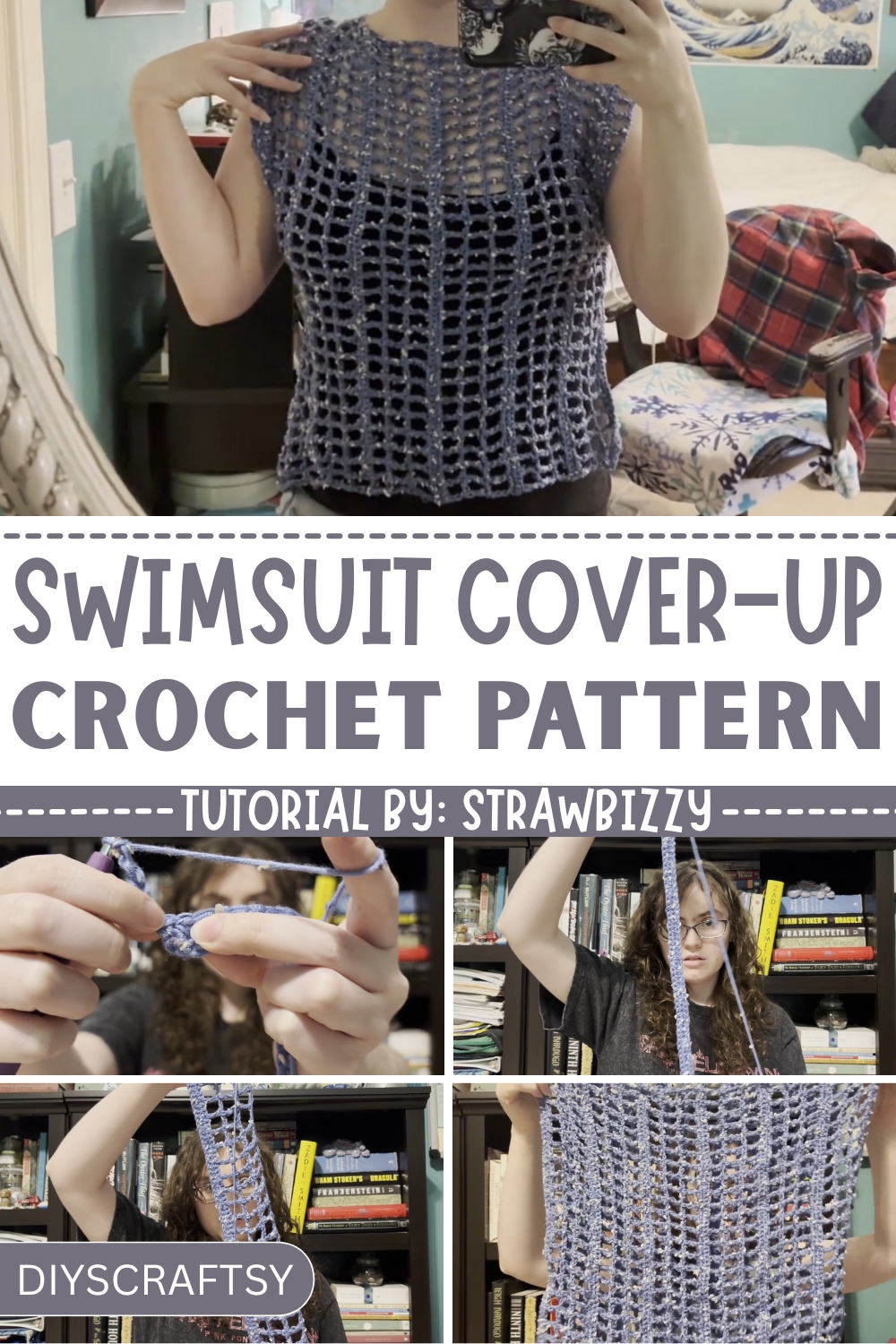 Simple Crochet Swimsuit Cover-Up Pattern