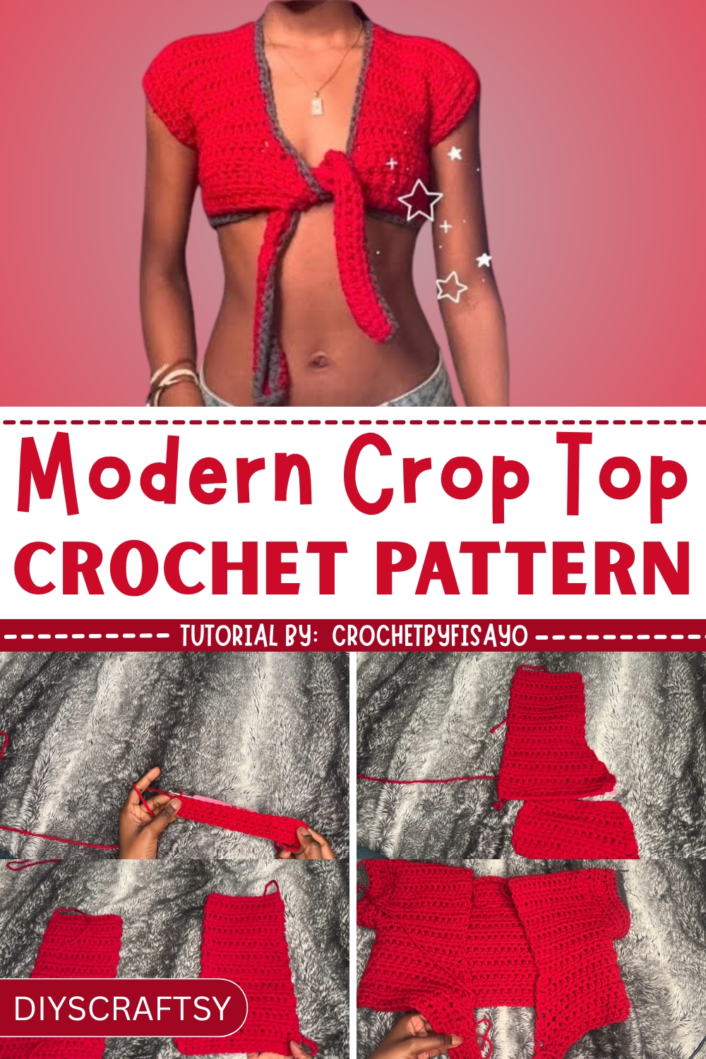 Stylish Crochet Crop Top Pattern