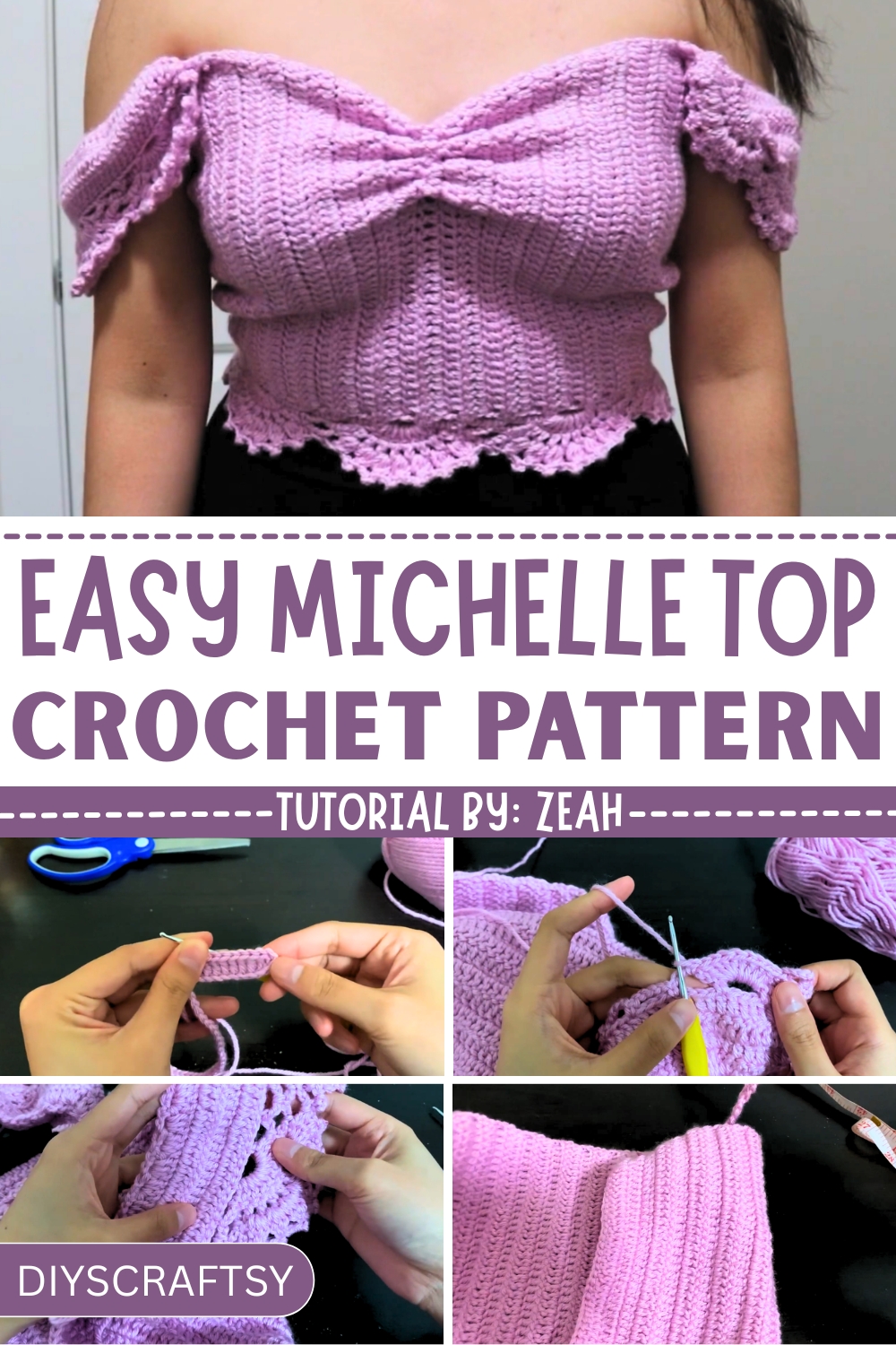 Unique Crochet Michelle Top