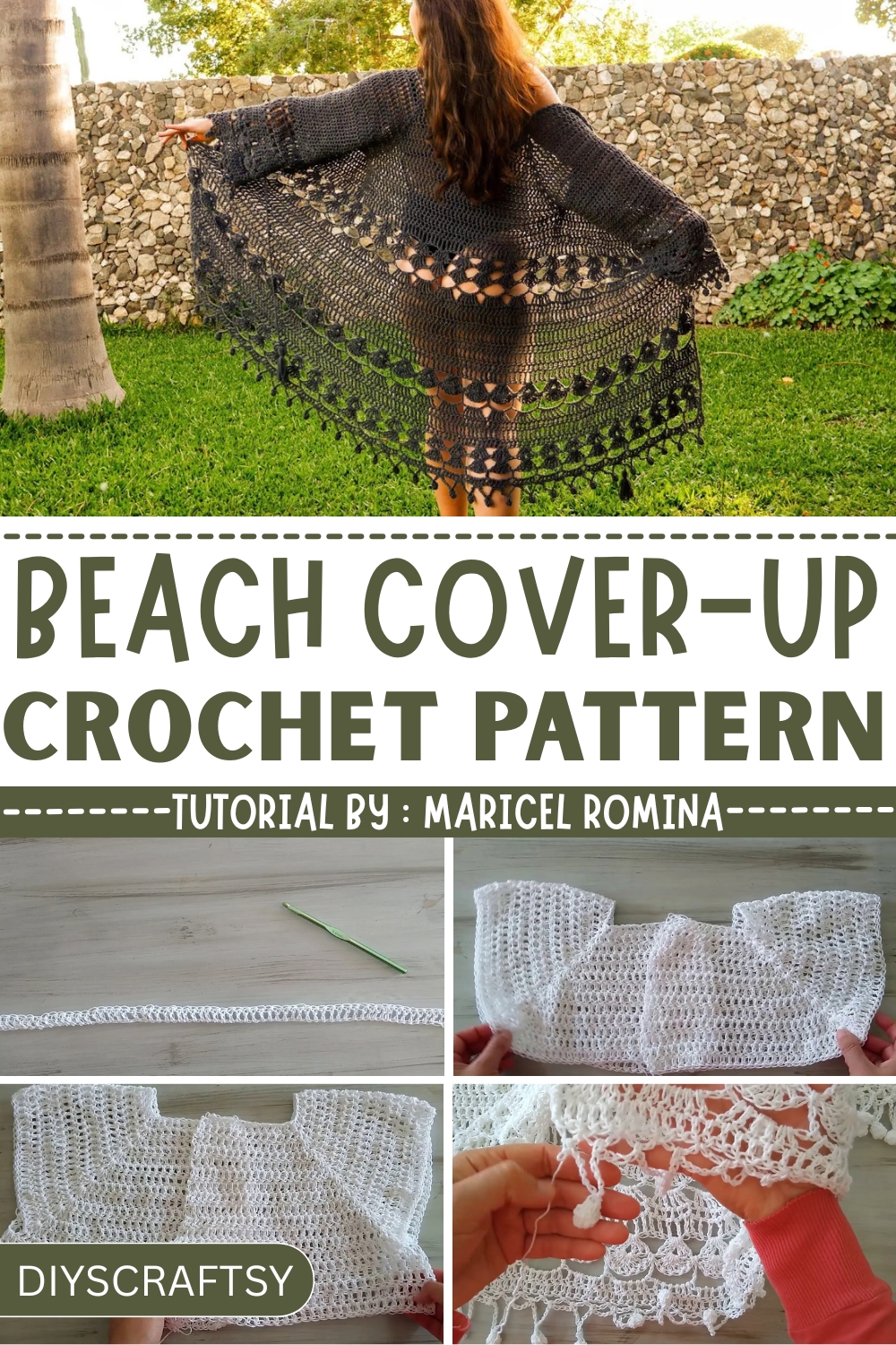 Breezy Crochet Beach Cover-Up Pattern for Effortless Style