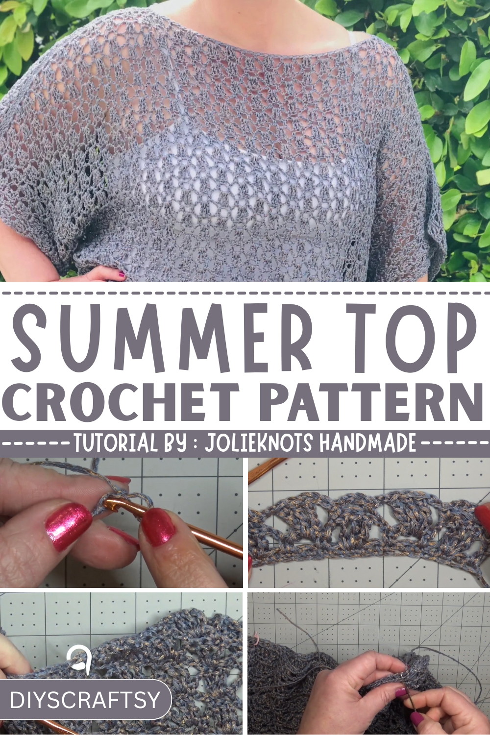 Charming Crochet Summer Top Pattern