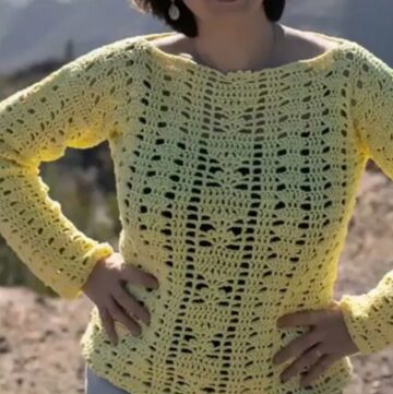 Chic Crochet Women's Spring Blouse Pattern 1