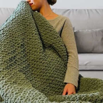 Cozy Crochet Garter Stitch Blanket Pattern 1