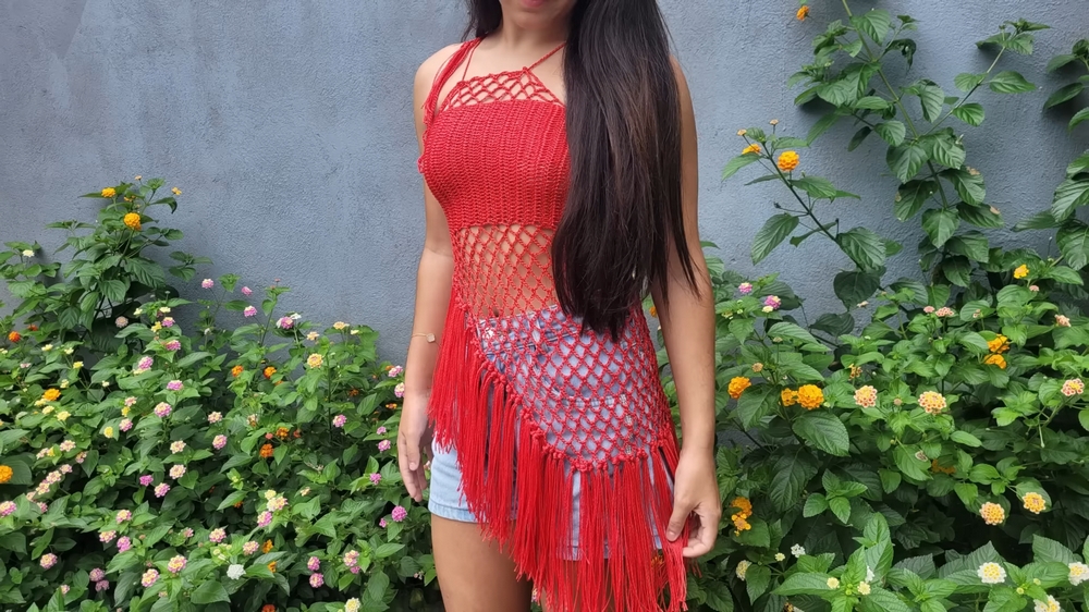 Crochet Cropped Top 1