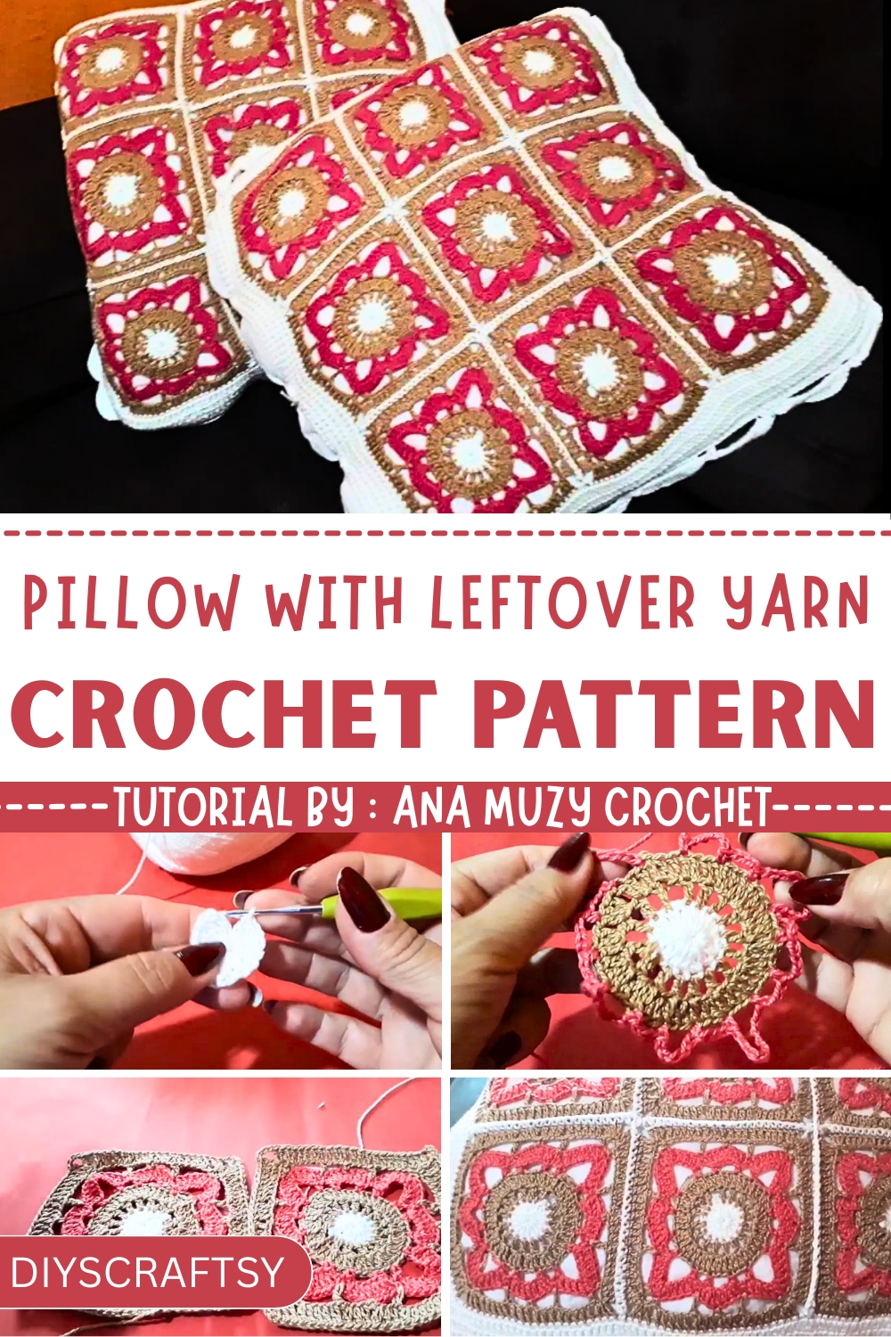Crochet Square Pillow Pattern