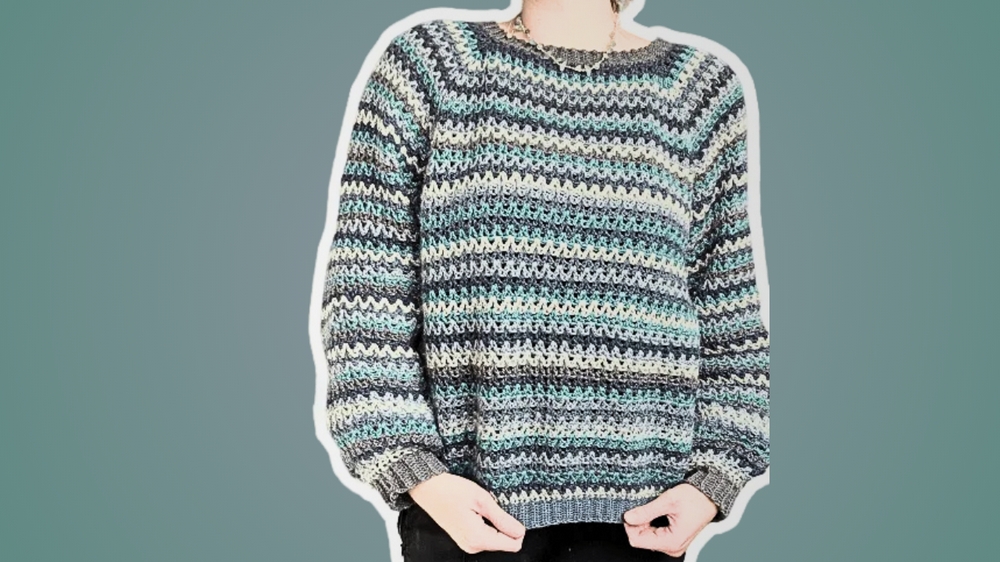 Dreamy Crochet V-Stitch Sweater 1