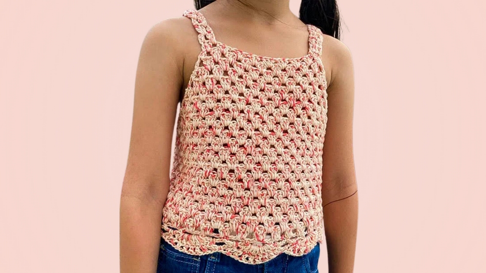 Free Crochet Blouse for Girls Pattern 1