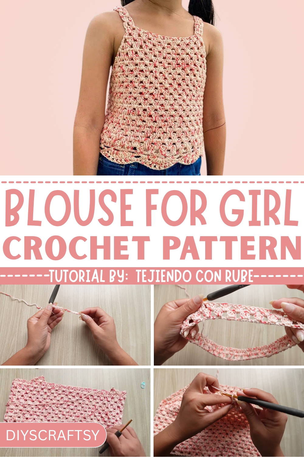 Free Crochet Blouse for Girls Pattern