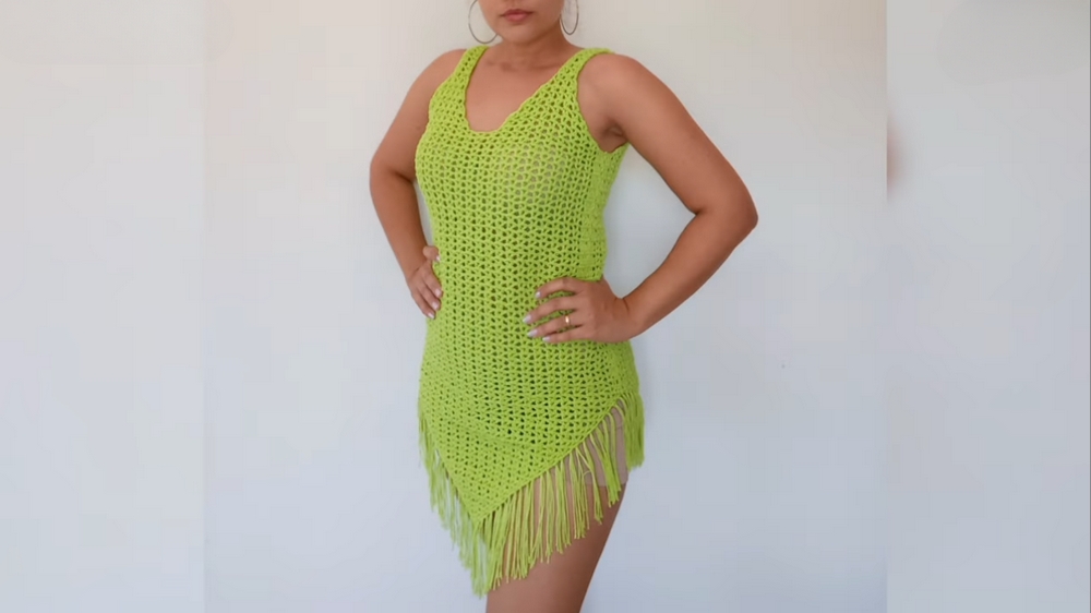 Free Crochet Diva Beach Cover Up Pattern 1
