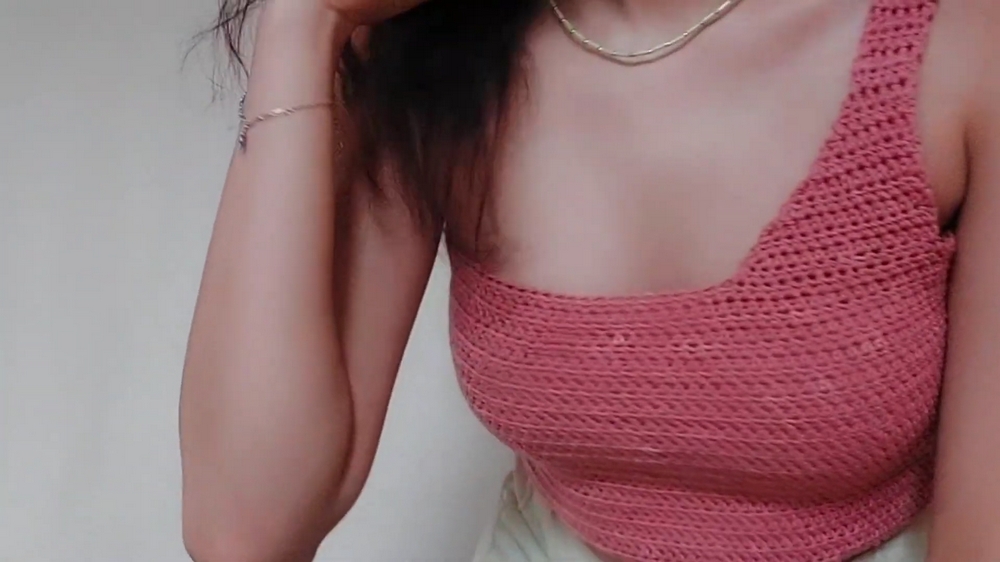 Free Crochet One Shoulder Crop Top That Redefine Summer Chic 1