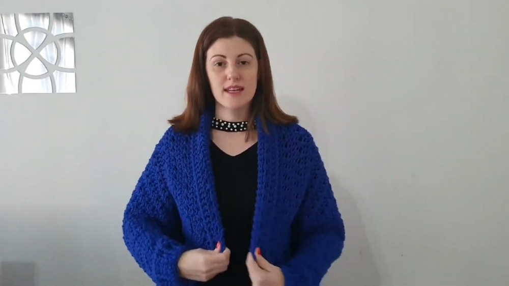 Free Crochet Rectangular Coat Pattern 1