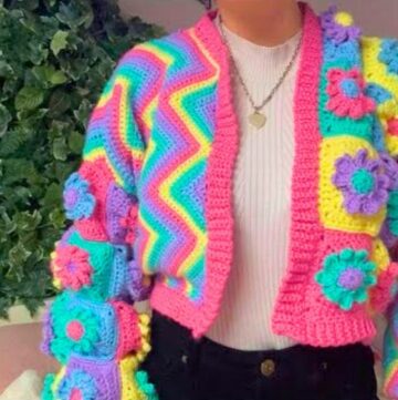 Free Crochet ShopFluffy's Cardigan Pattern 1
