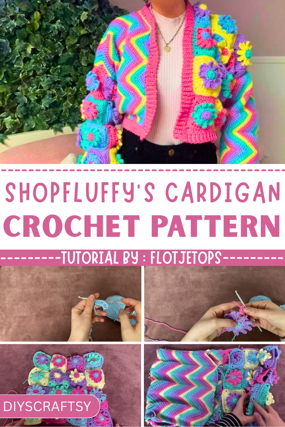 Free Crochet ShopFluffy's Cardigan Pattern