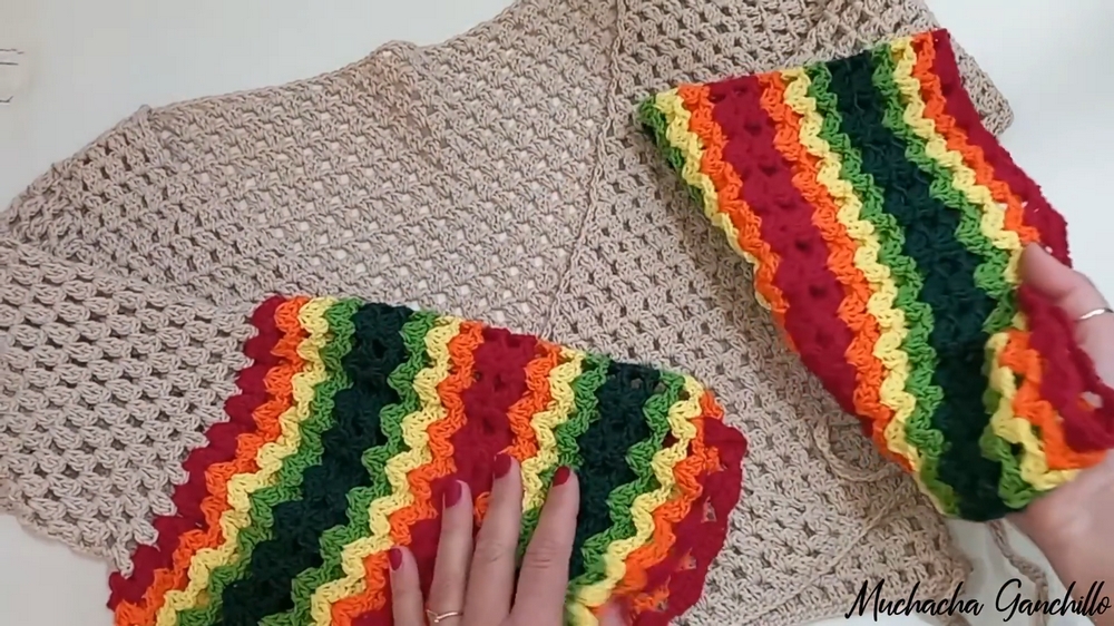 How to Crochet Bell Sleeves Blouse Pattern 5