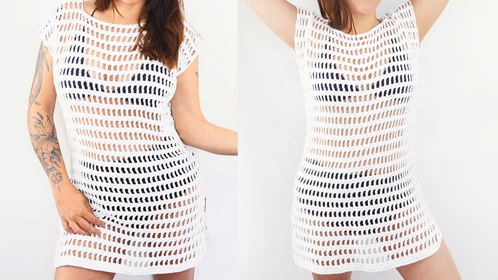 Light & Airy Crochet Beach Dress Pattern 1