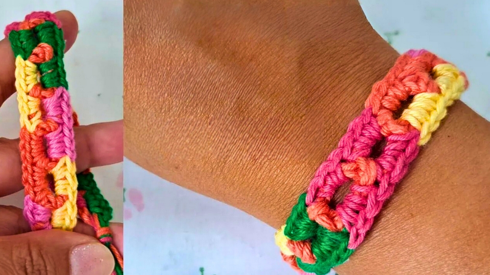 Lightweight Crochet Bracelet Pattern 1
