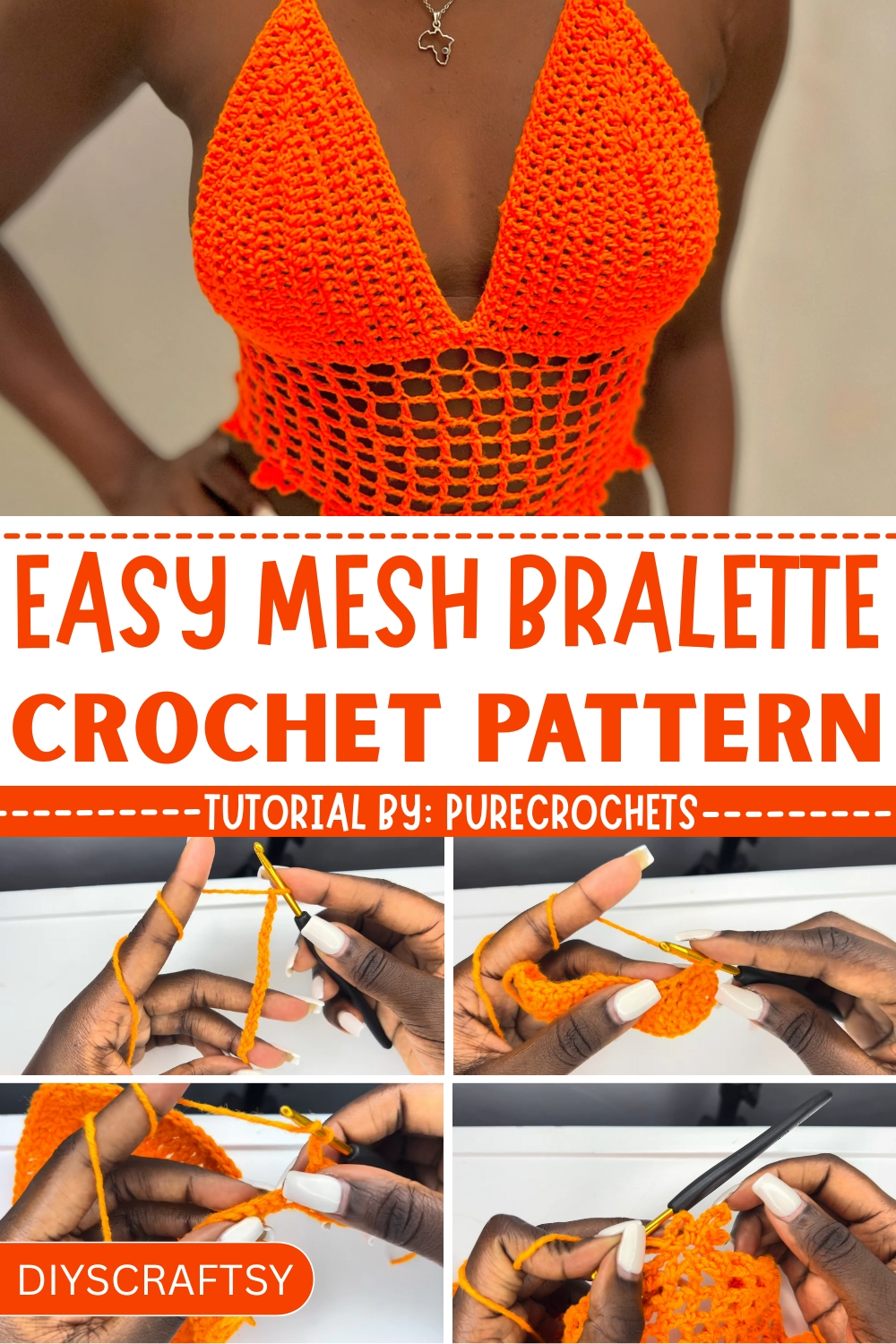 Lightweight Crochet Mesh Bralette You’ll Want in Every Color
