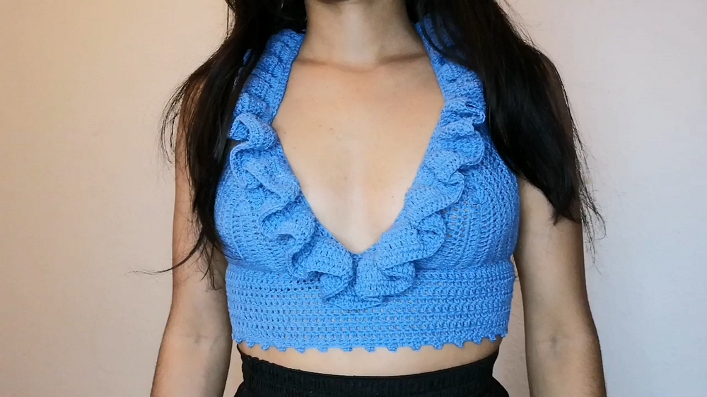 Lovely Crochet Cropped Top Pattern 1