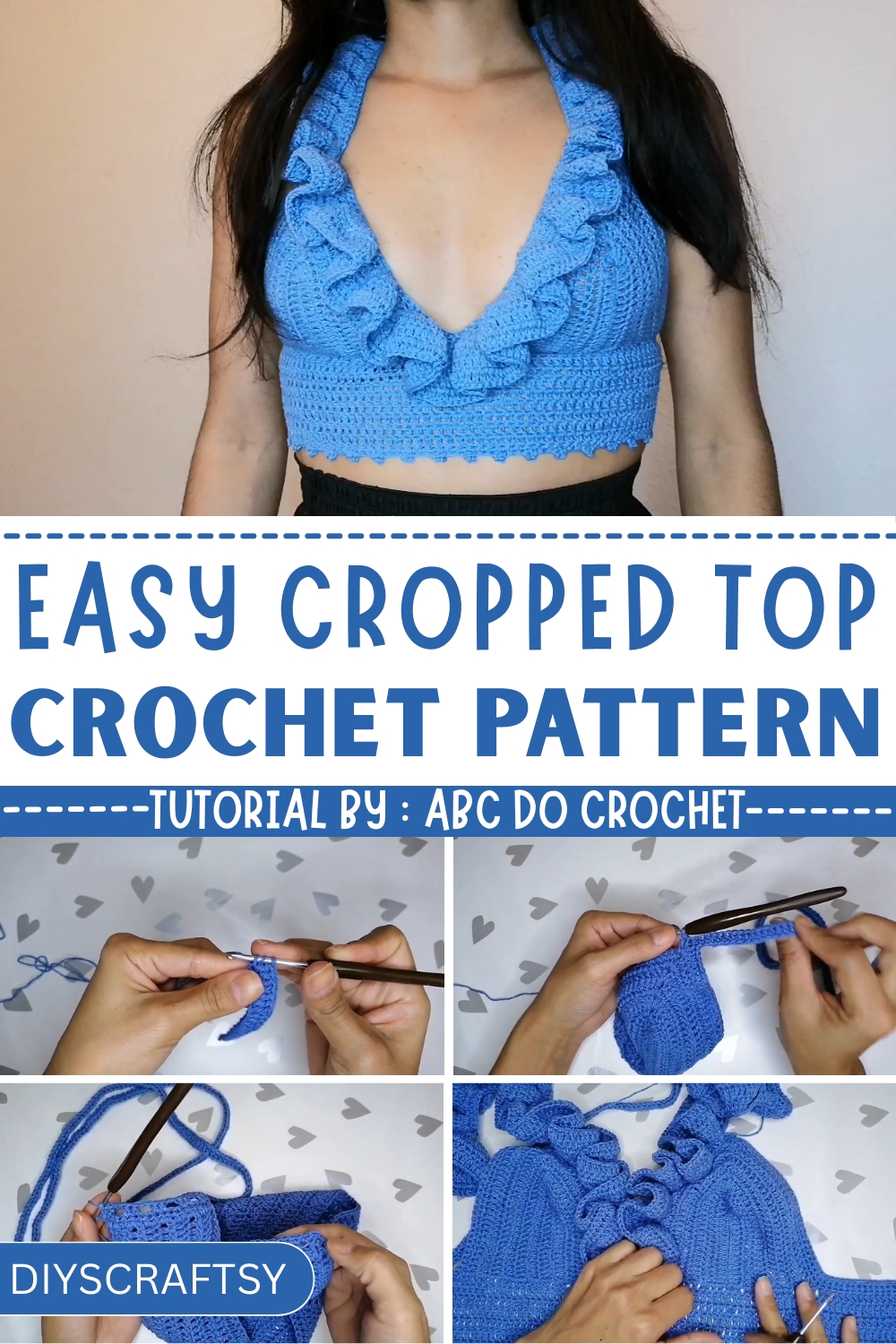 Lovely Crochet Cropped Top Pattern
