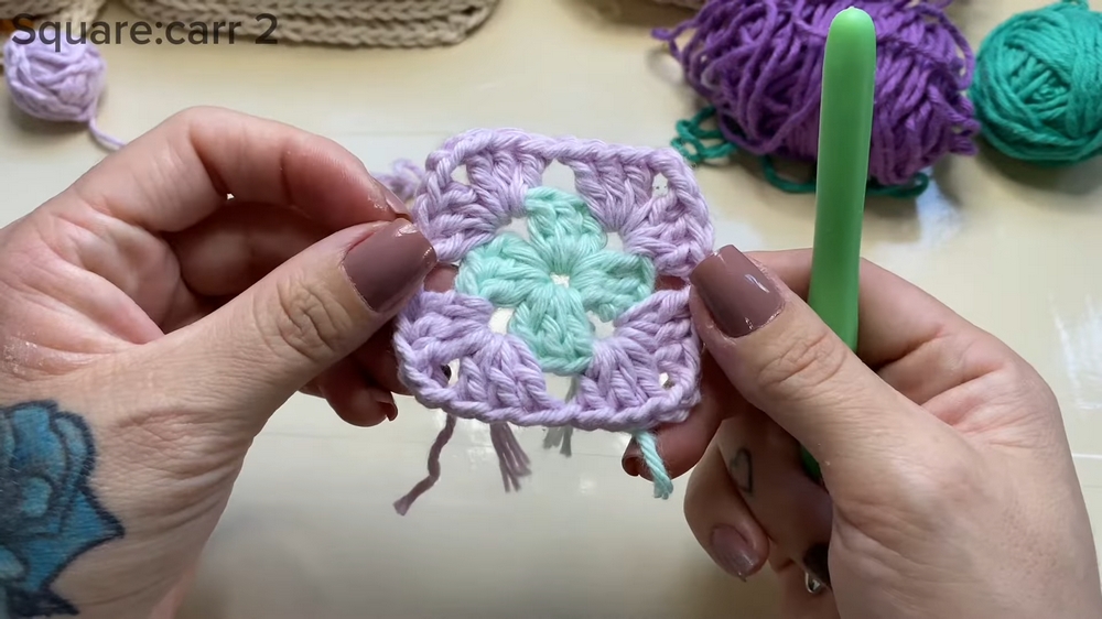 Quick Crochet Granny Square Coat Pattern 3