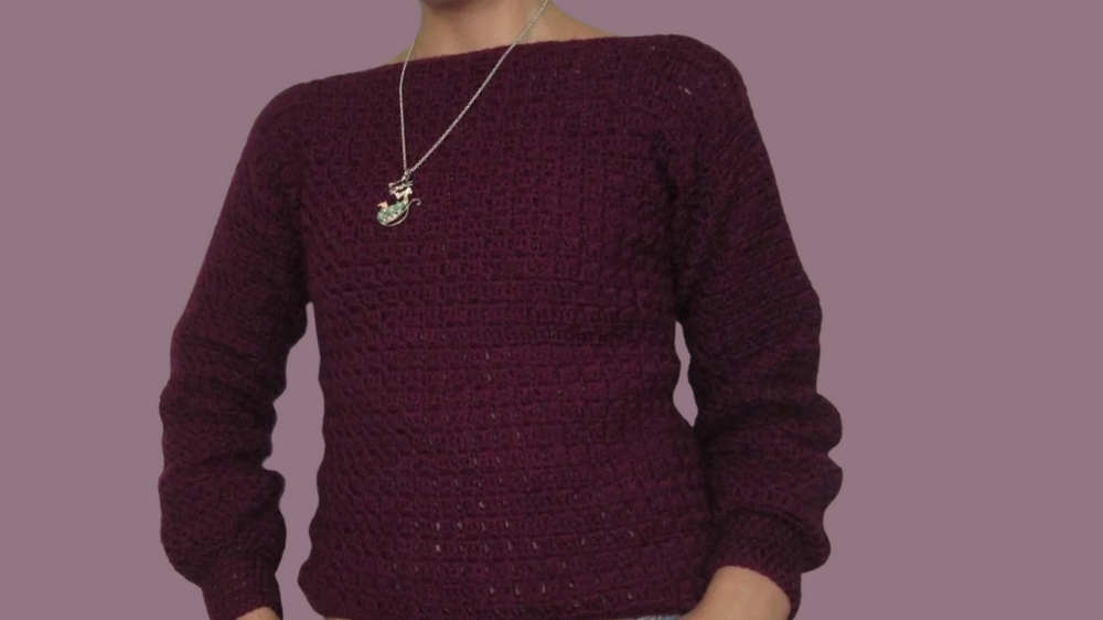 Radiant Crochet Sweater Pattern 1