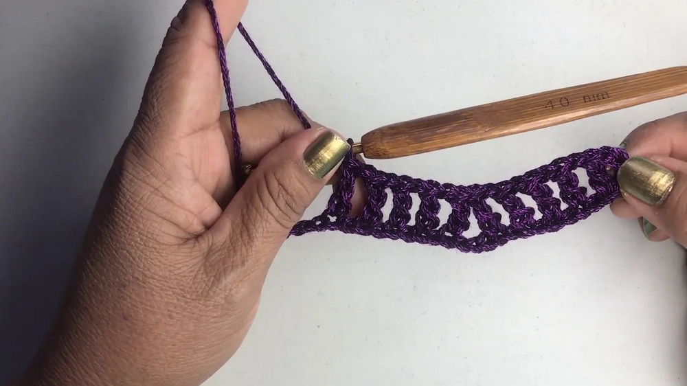 Stylish Crochet Zig-Zag Stitch Dress Pattern 3