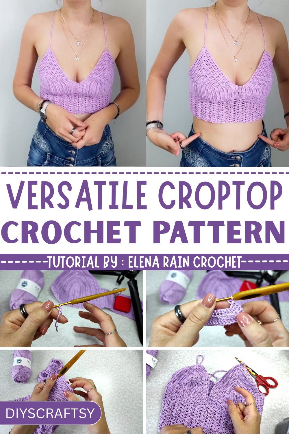 Summer Beauty Crochet Croptop Pattern
