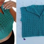 Sunny Vibes Crochet Cropped Polo Pattern 1