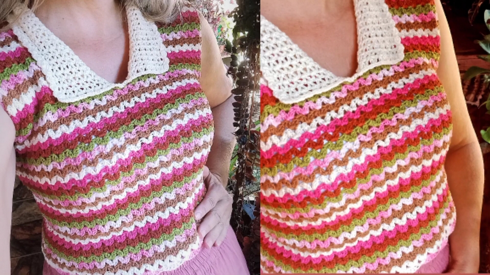 Trendy Crochet Dulce Blouse Pattern 1
