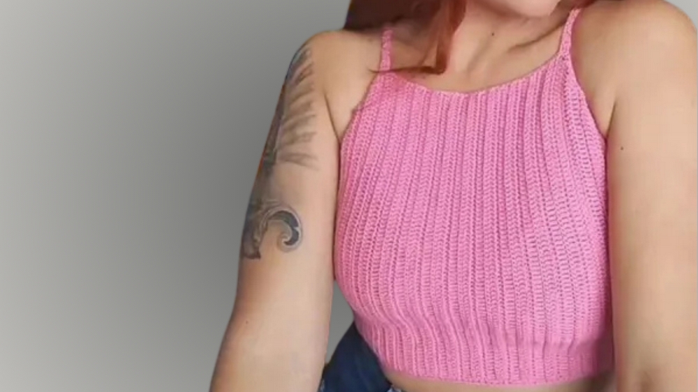 Versatile Crochet High-Neck Top That Complements Any Outfit 1