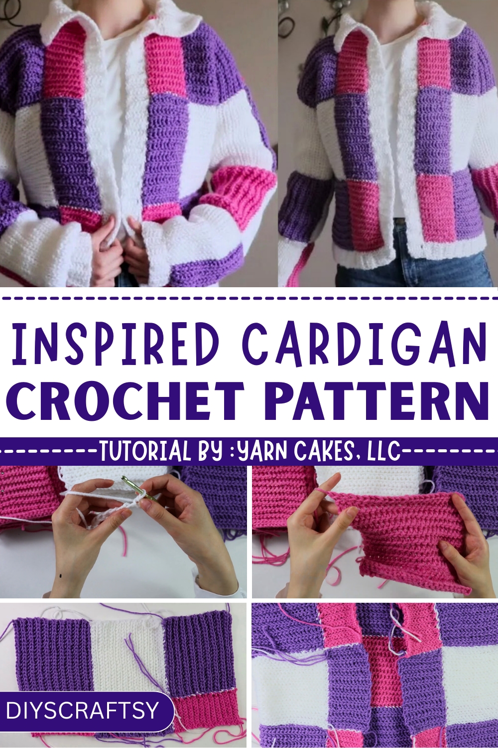 Vintage Cool Crochet Harry Style Cardi Pattern