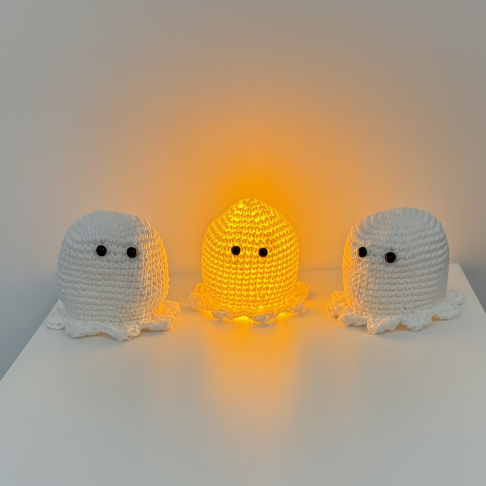 Style Your Way to Spooky-Chic Crochet Halloween Ghost Pattern - DIYsCraftsy