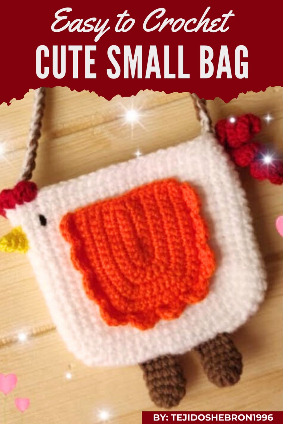 Fancy Crochet Hen Bag Pattern That’ll Make You Smile - DIYsCraftsy