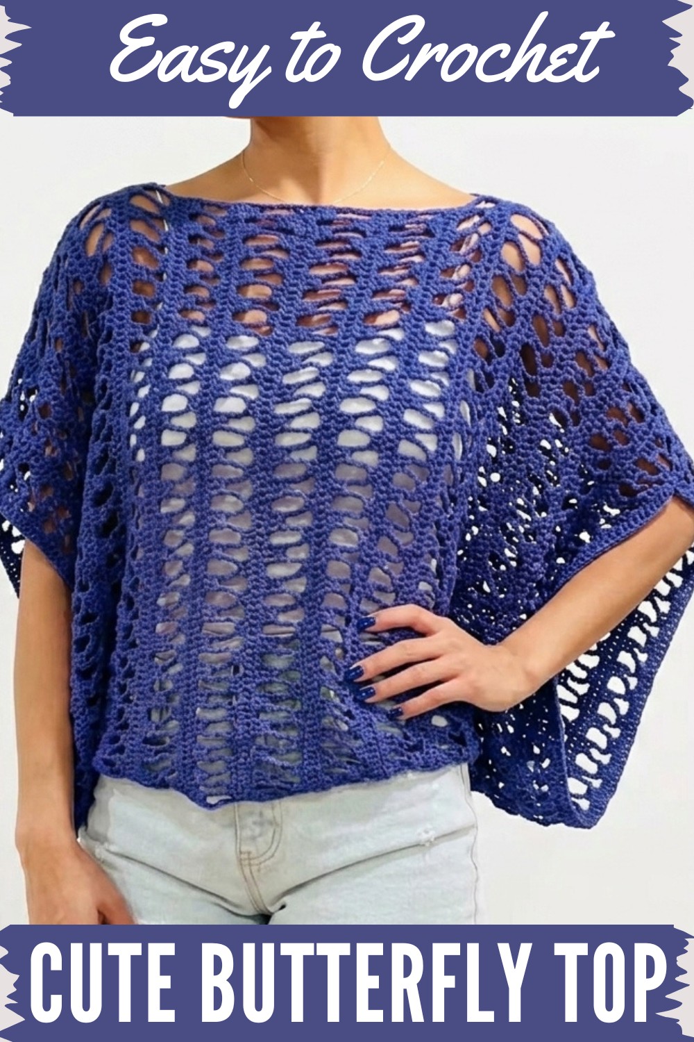 CROCHET- BUTTERFLY TOP TUTORIAL 1