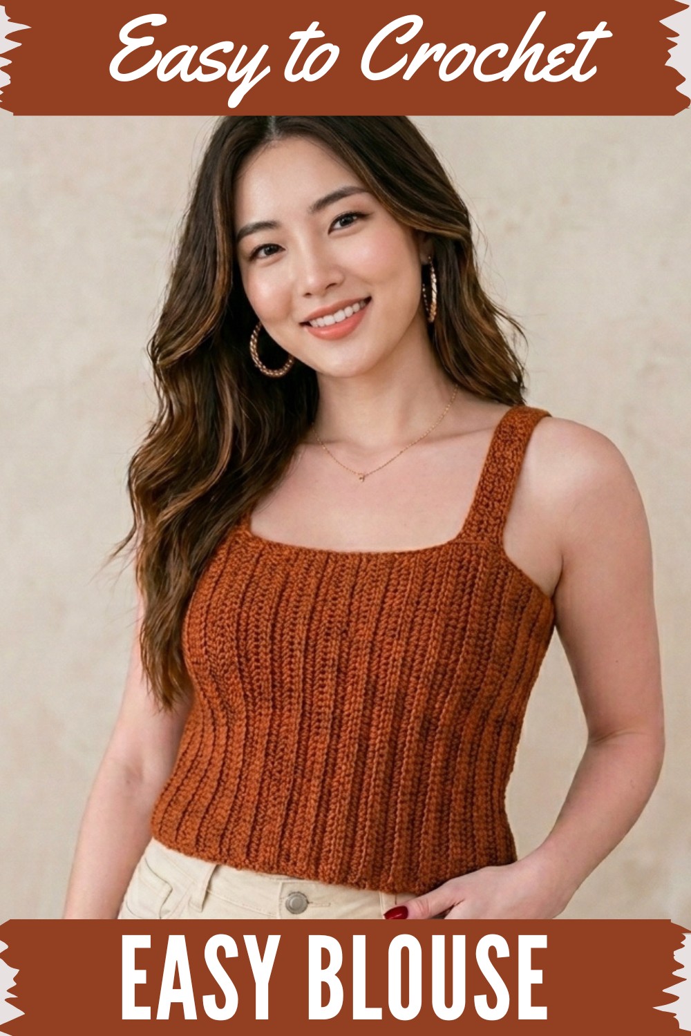 Colorful Crochet Blouse - Easy Step-by-Step Tutorial - Only Basic Stitches! 1