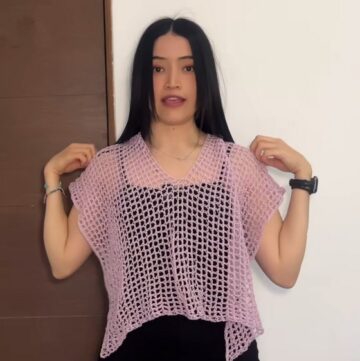 Crochet Poncho Pattern 2