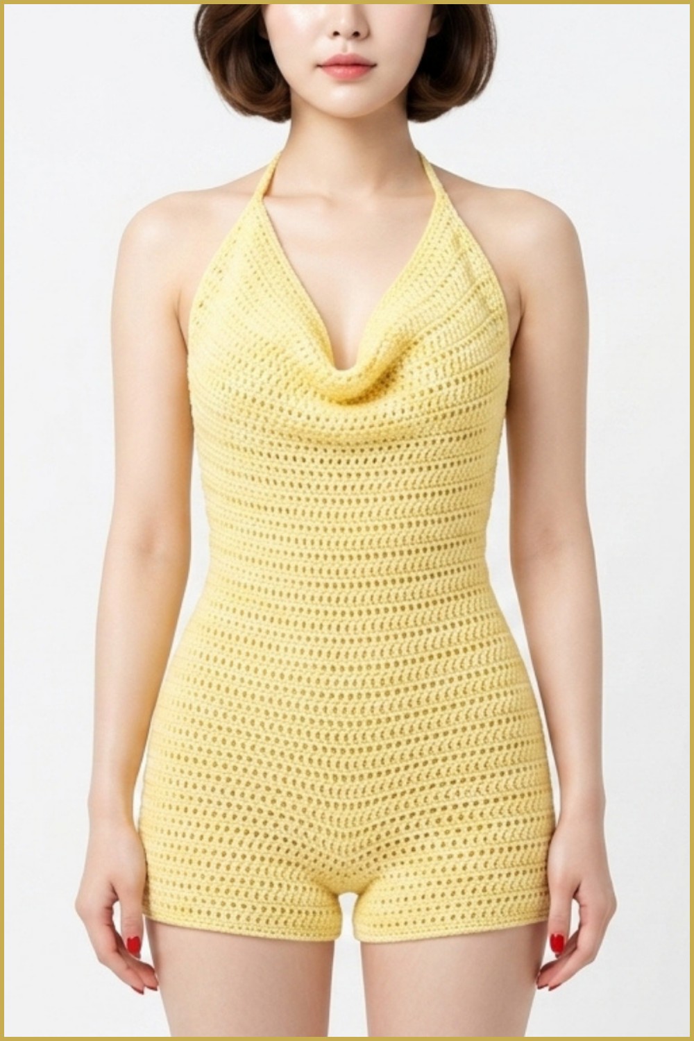 Crochet Romper Tutorial Everyone Is Loving Cowl Neck Style 8