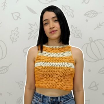 Crochet Simple Crop Top Pattern 2
