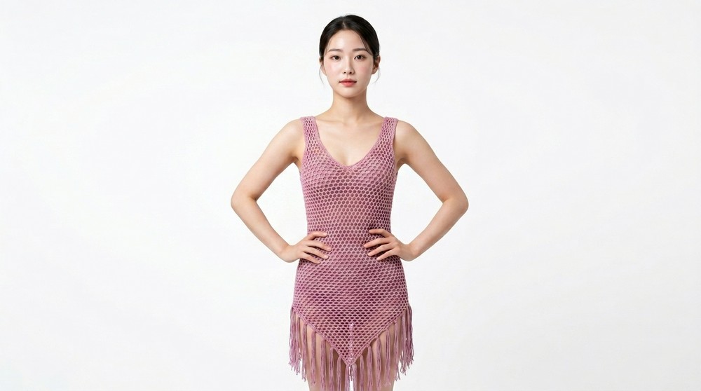 Crochet mesh dress tutorial.. 2