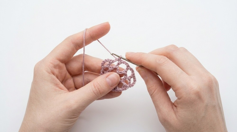 Crochet mesh dress tutorial.. 3