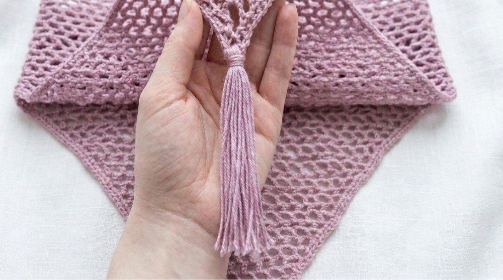 Crochet mesh dress tutorial.. 7