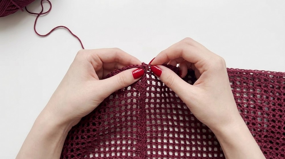 Crochet off the shoulder top 5